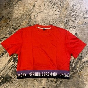 OPENING CEREMONY Banded Crop Tee